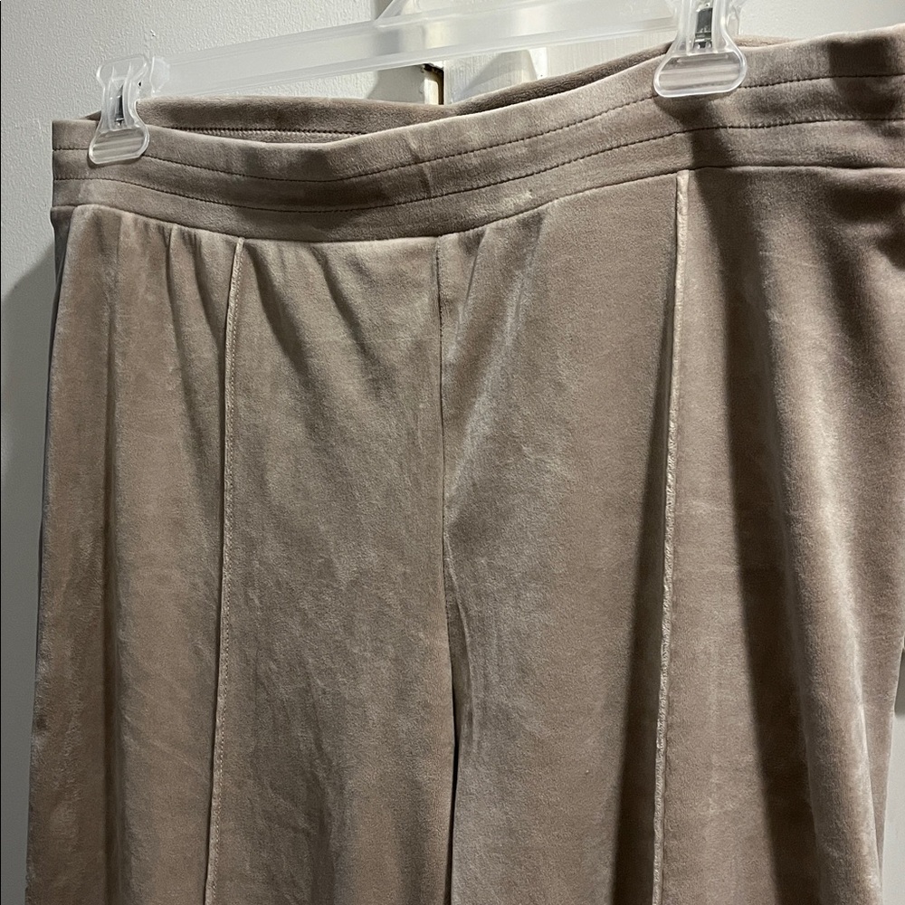 H&M Soft Velour Beige Sweatpants XL